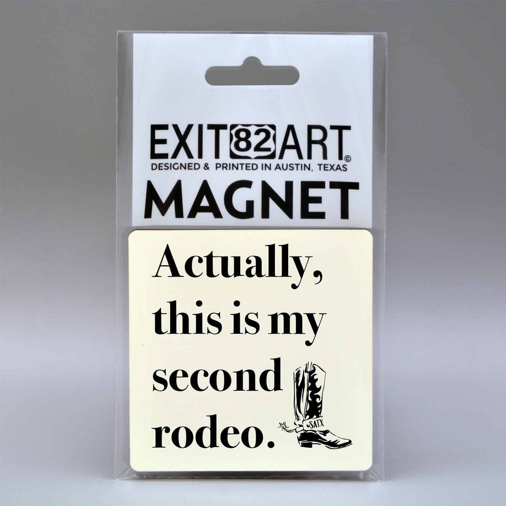 Second Rodeo - 3" Square Magnet