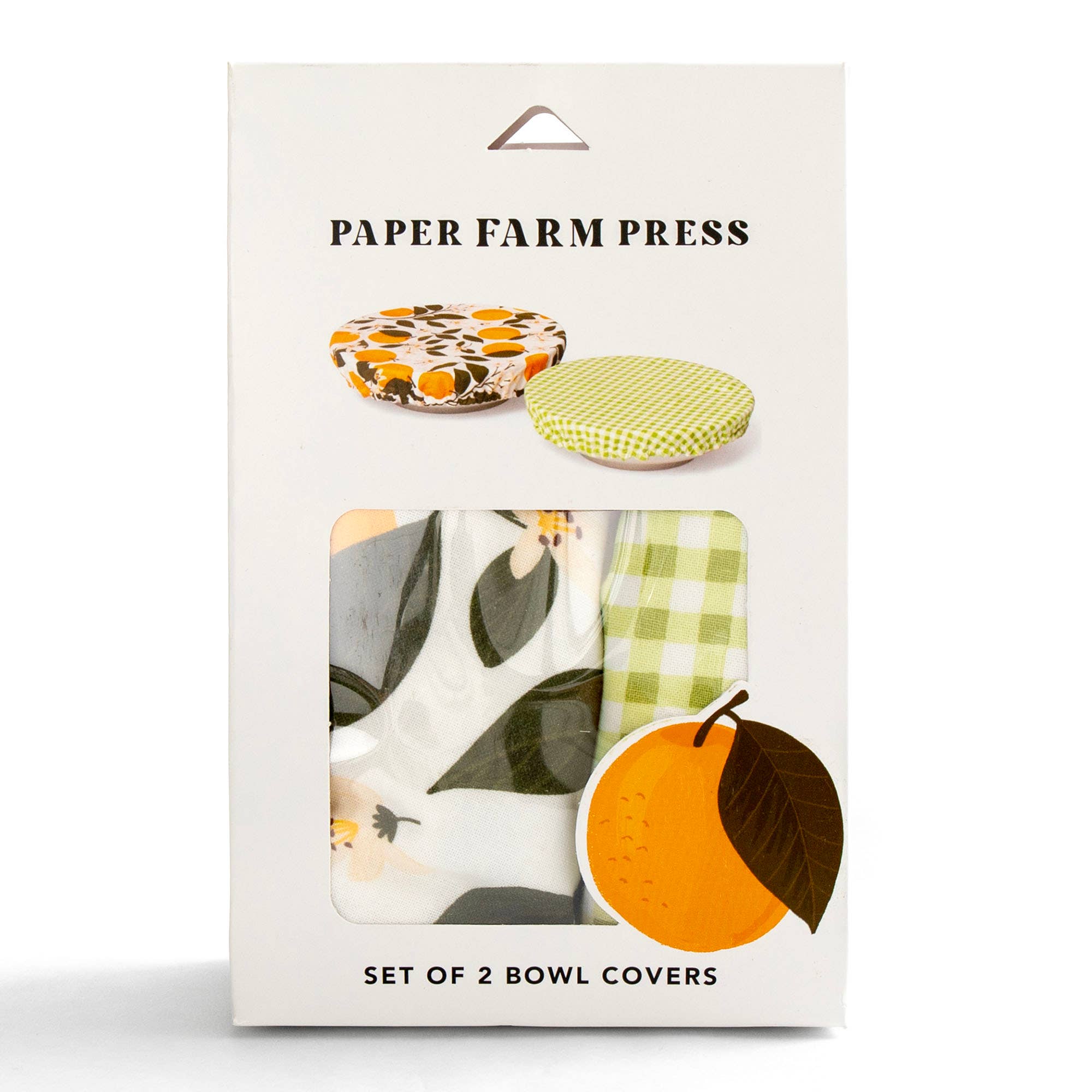 Orange Orchard Reusable Fabric Bowl Cover Set