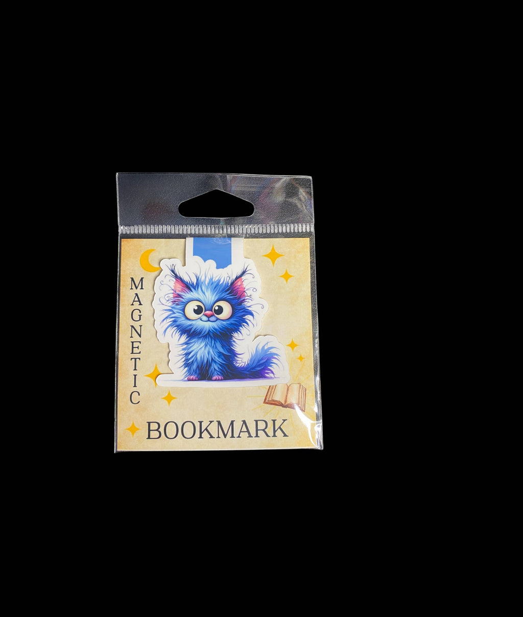 Black Kitten Magnetic Bookmark