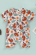 Cactus Animal Print Baby Romper 3-6 mo