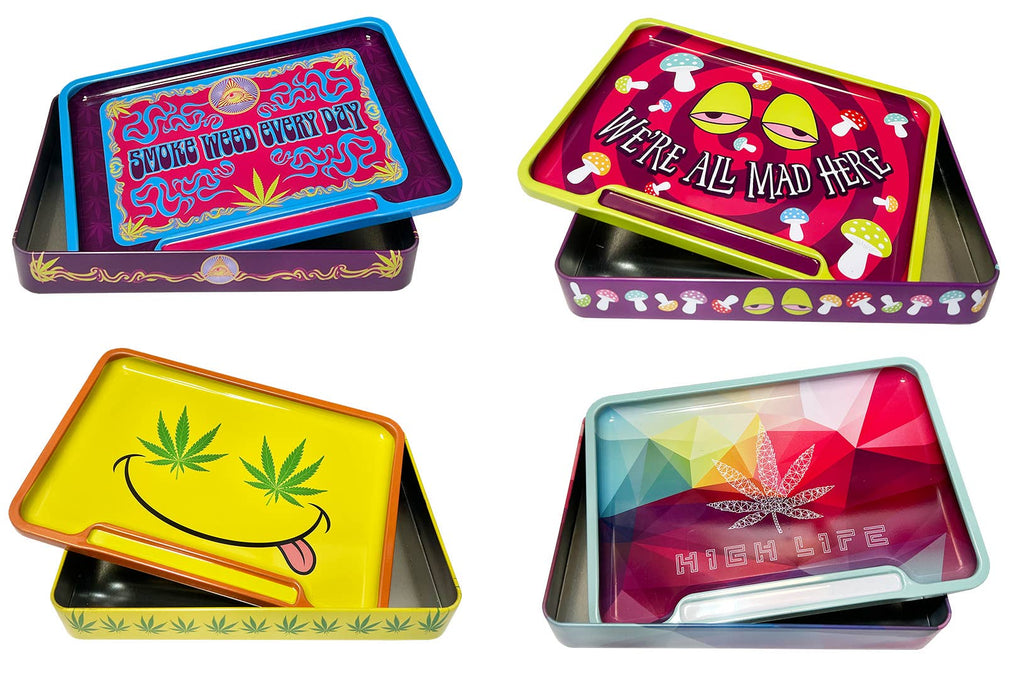 Off-Beat Metal Trinket Stash Boxes