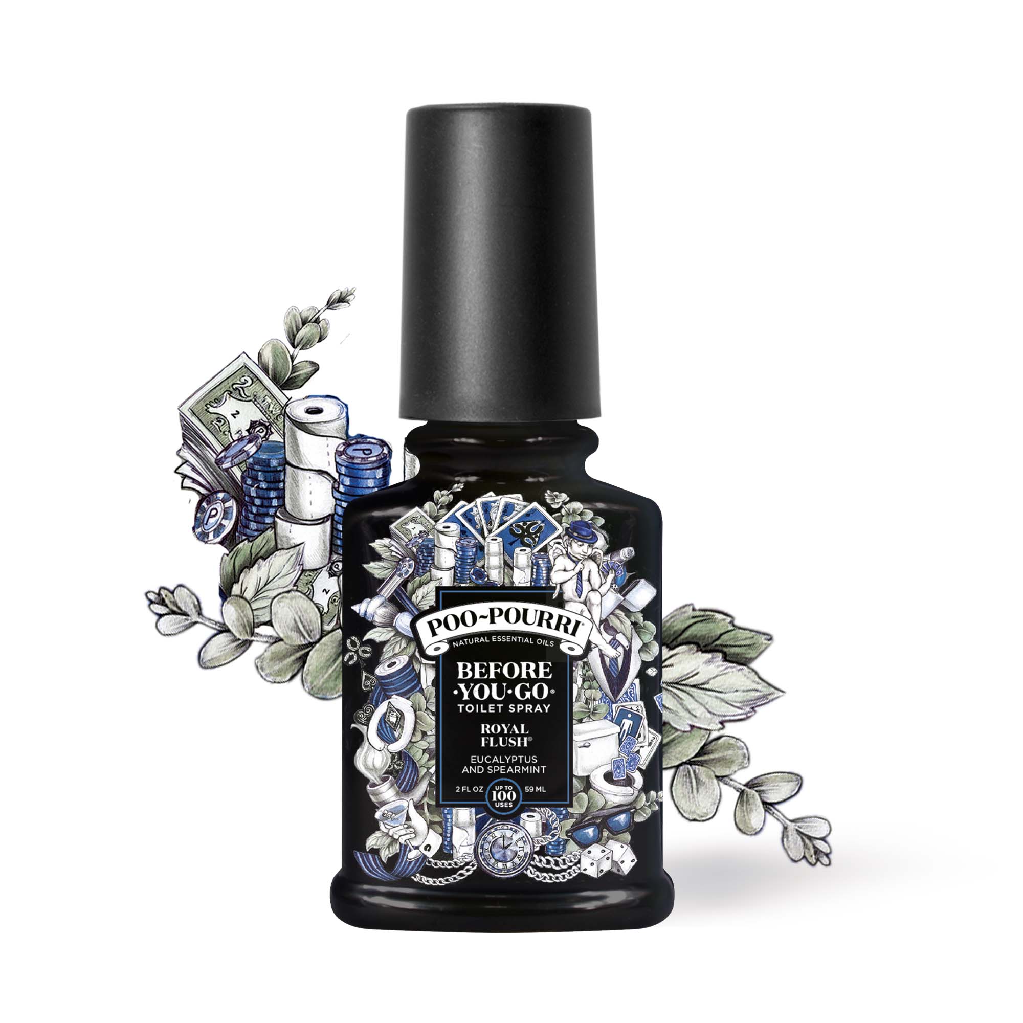 Royal Flush Toilet Spray 2oz: Eucalyptus + Spearmint