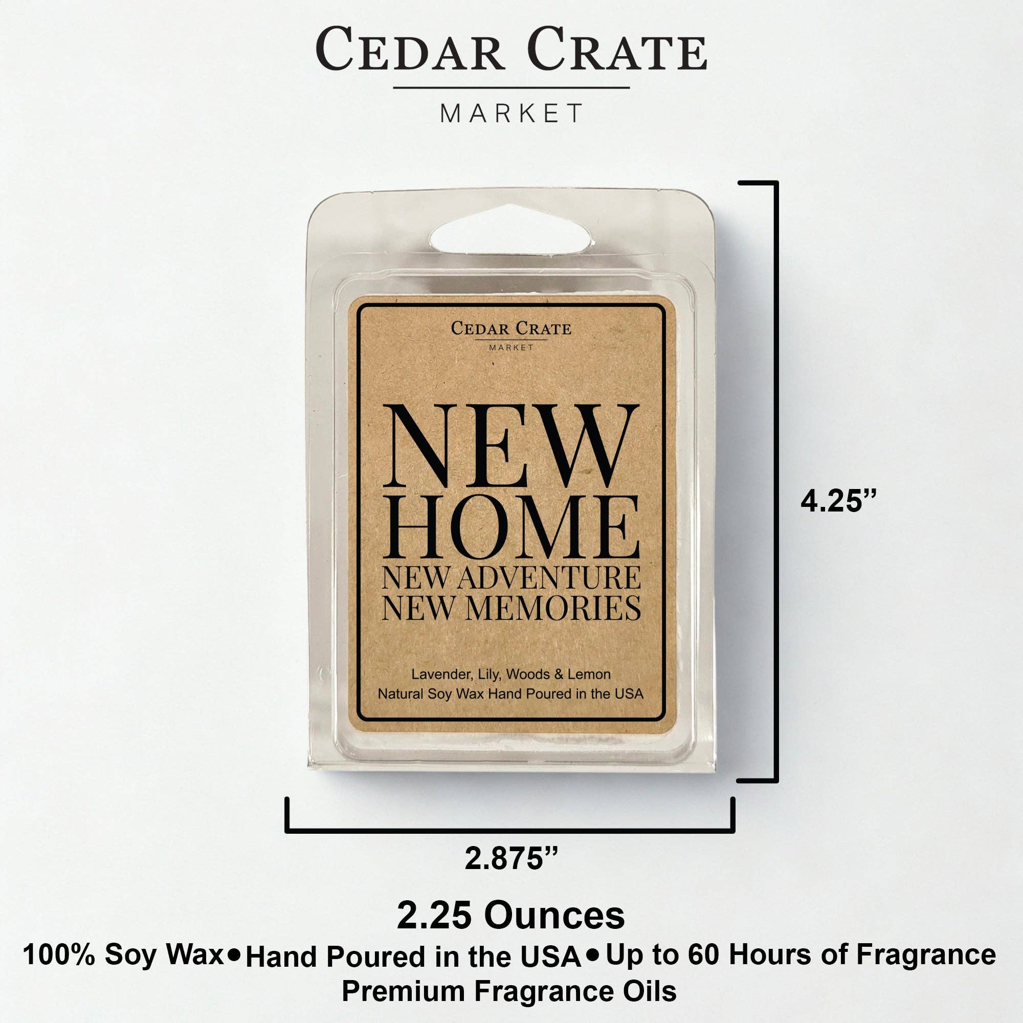 New Home New Adventures New Memories Wax Melt