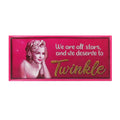 Marilyn Monroe Magnet - Pink Twinkle