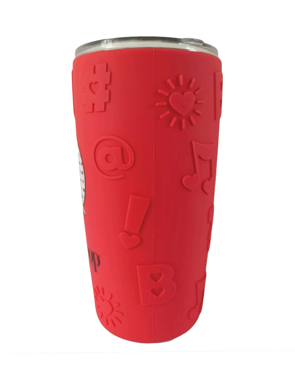 Betty Boop Stainless Steel Thermos With Silicone Sleeve Red