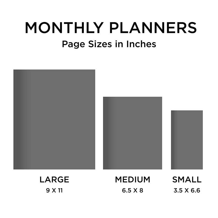 2026-2027 Beaches Small Monthly Pocket Planner
