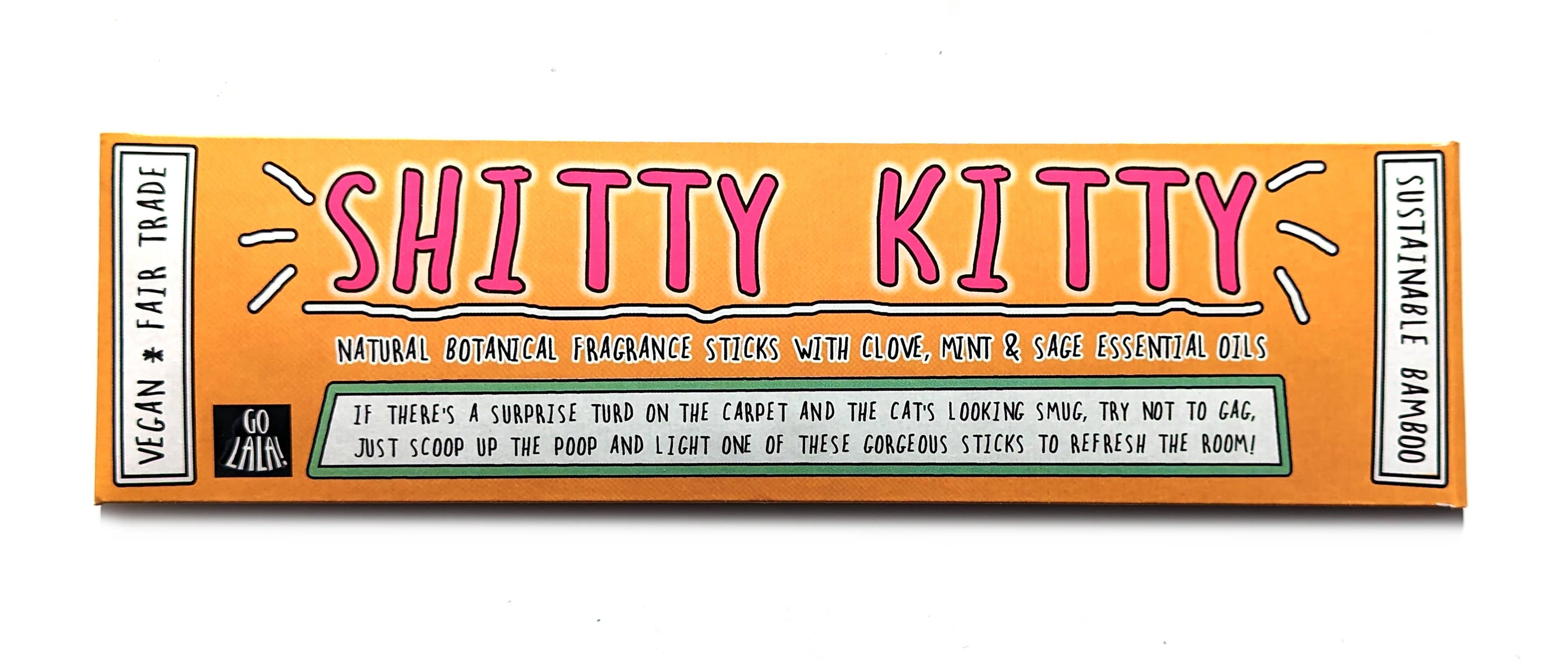 Shitty Kitty Funny Smells Fragrance Sticks