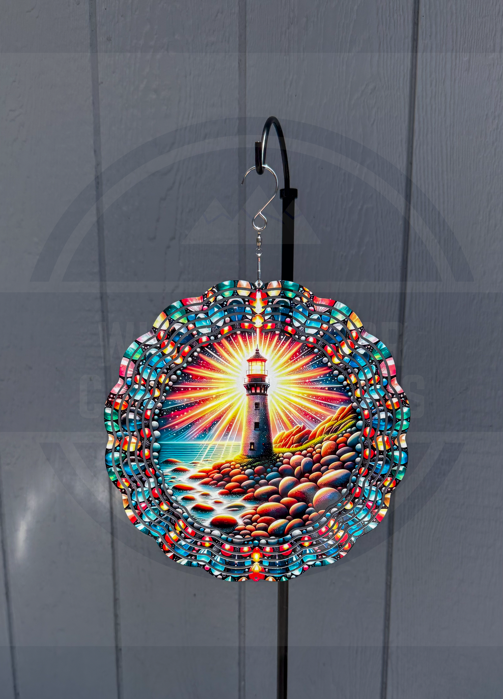 Lighthouse Wind Spinner