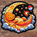 3" Sleepy Charmander Poke Anime Video Game Vinyl Sticker
