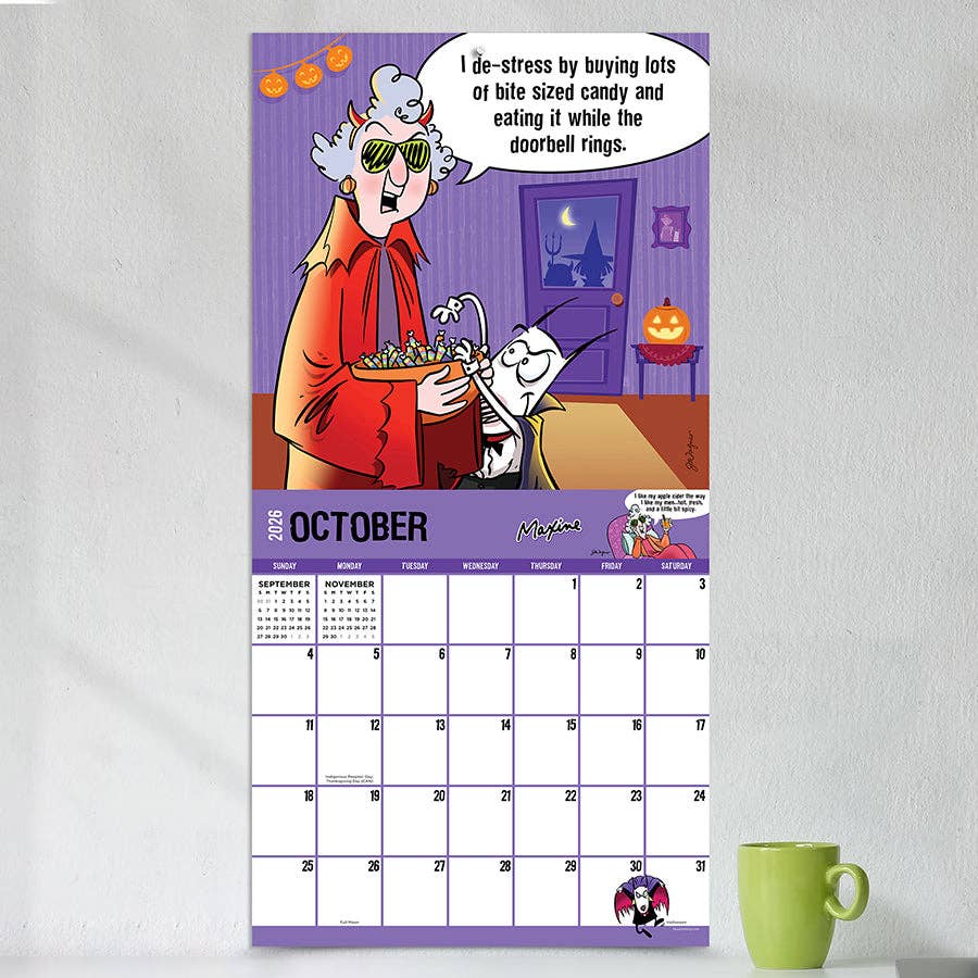2026 Maxine Wall Calendar