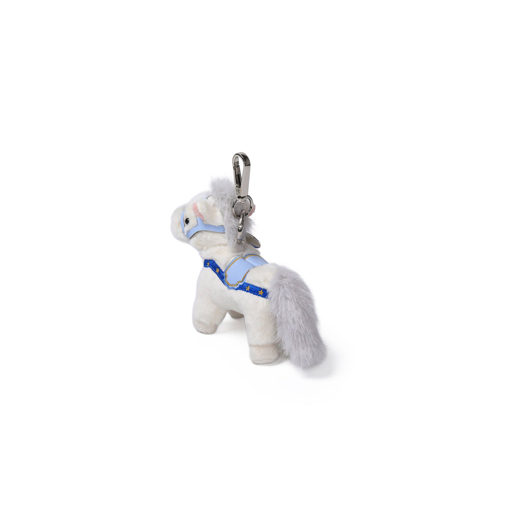 Snowy Pony Plush Bag Charm