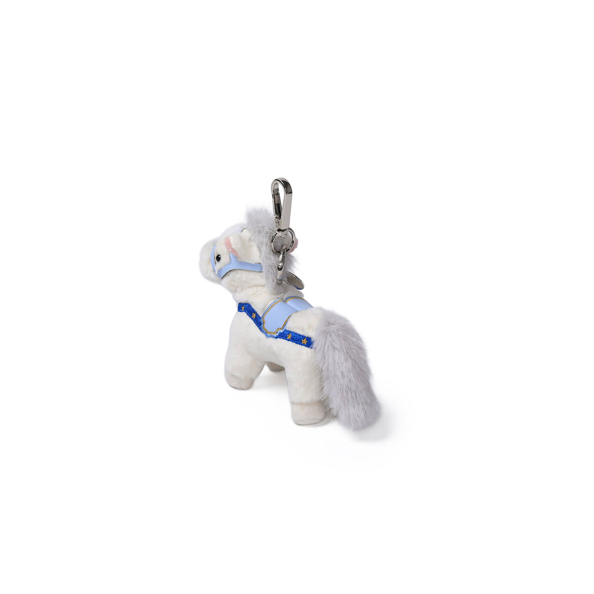 Snowy Pony Plush Bag Charm