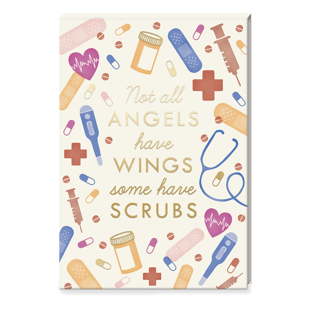 Not All Angels Have Wings. Some Have Scrubs Notebook