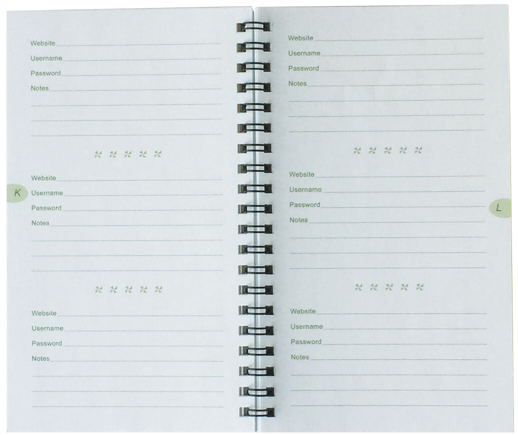 Geometric Password Book