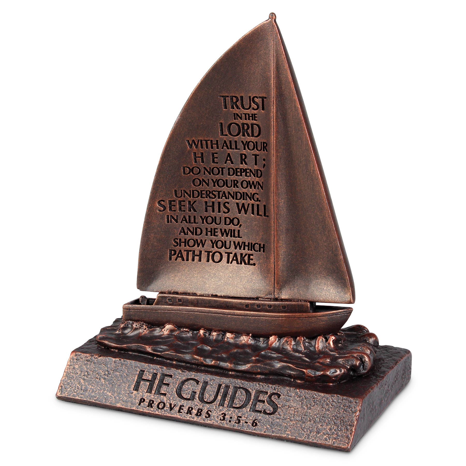 He Guides Sailboat Proverbs 3:5-6