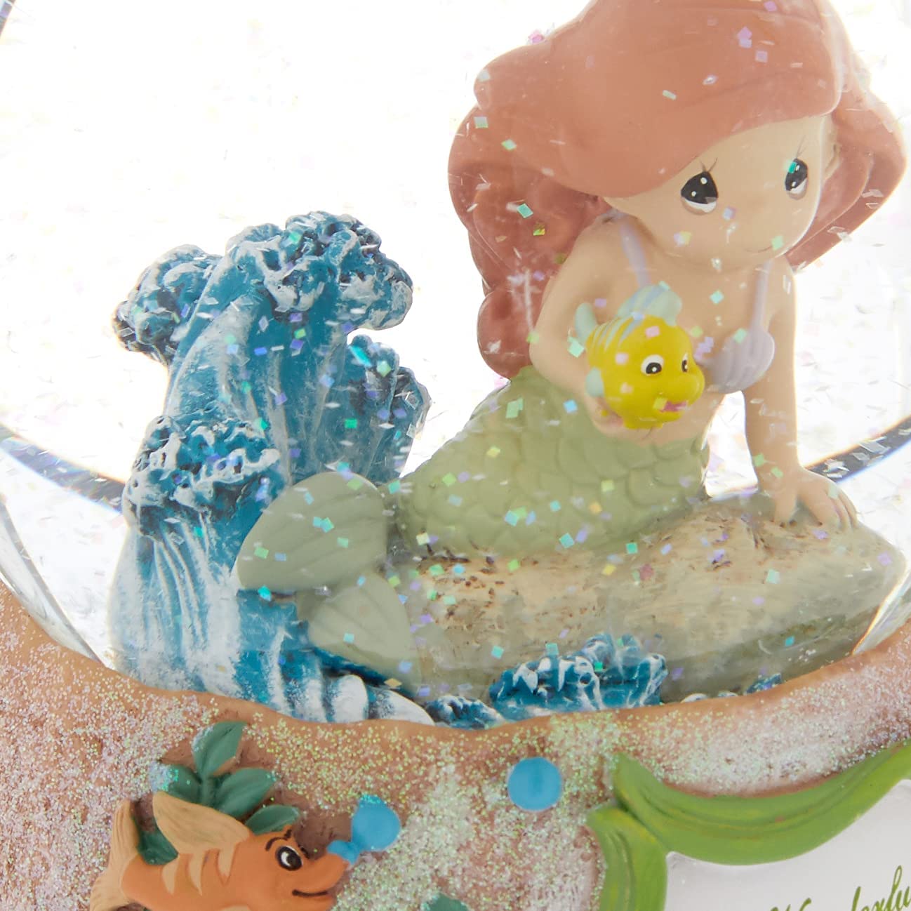 Precious Moments Waterball Musical Ariel Wonderful Things Surround You