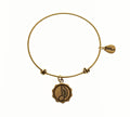 Music Note Expandable Bangle Charm Bracelet