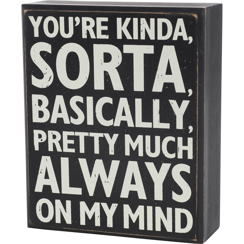 Love You More Box Sign Candle Set Primitives by Kathy