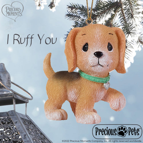 I Ruff You Beagle Precious Moments Ornament