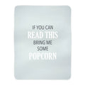 If You Can Read This Movie Night Blanket