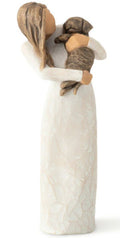 “Adorable You” (Dark Dog) Willow Tree Figurine