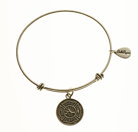 Fire Dept. Expandable Bangle Charm Bracelet