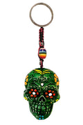 Pichincha - Key Chain Sugar Skull Green