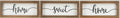 Glory Haus Home Sweet/Oh Happy Day Framed Boards, Multicolor