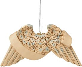 Jim Shore Loved Ones Don't Go Away, They Walk Beside Us Bereavement Ornament