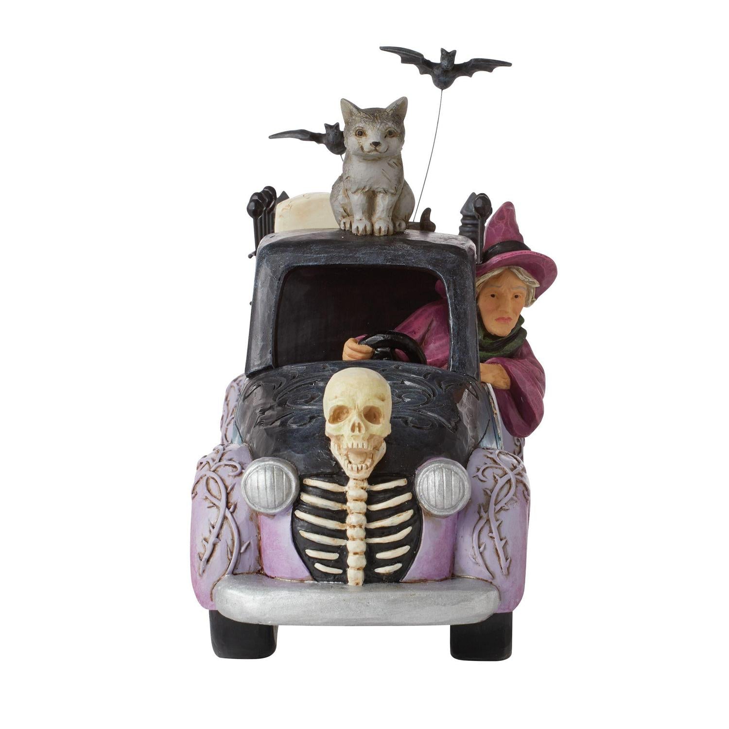 Jim Shore "Wicked Wheels" Halloween Pickup Truck