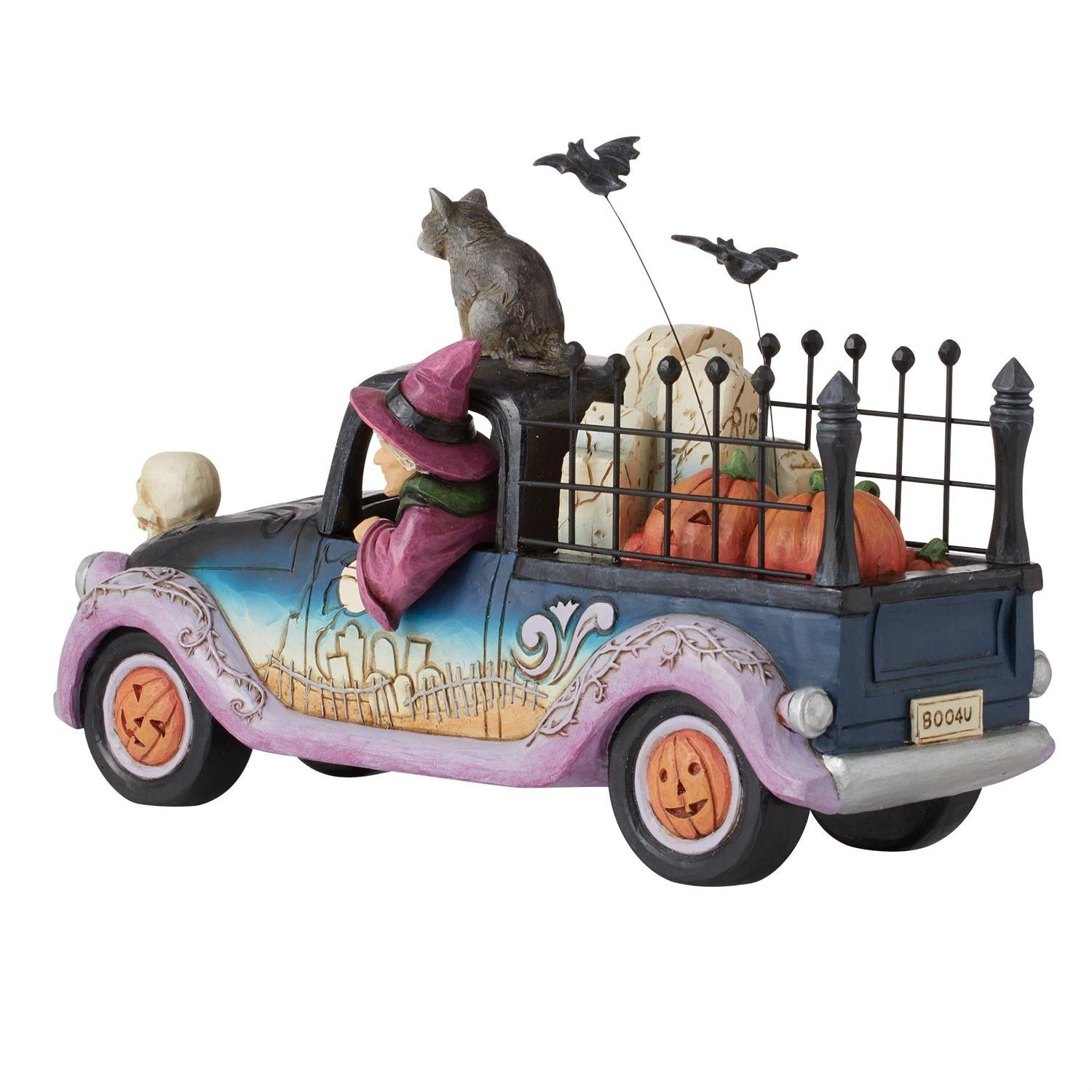 Jim Shore "Wicked Wheels" Halloween Pickup Truck