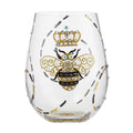 Queen Bee Stemless Lolita Wine Glass Enesco