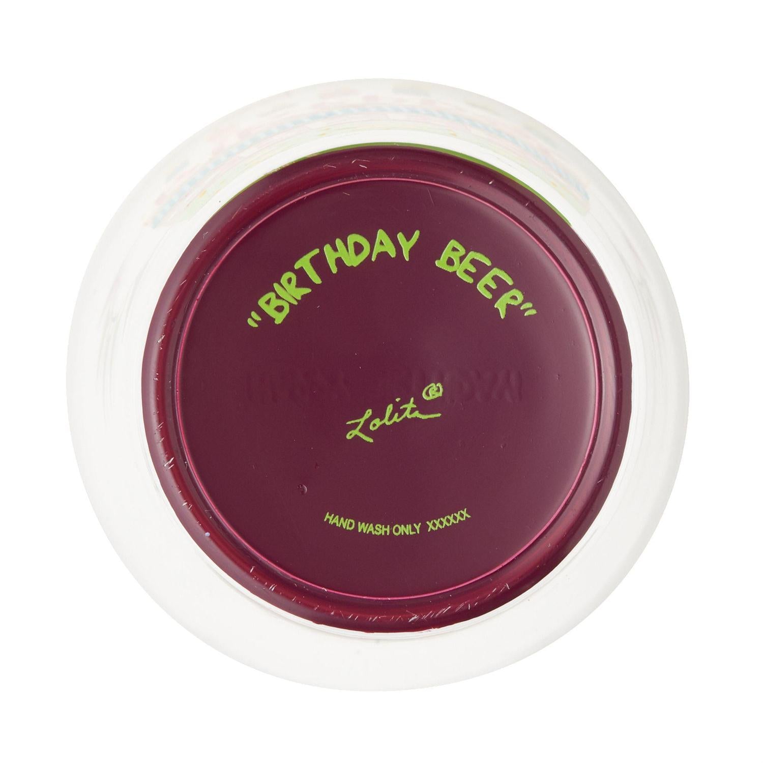Lolita Beer Pilsner Pint Glass Birthday Beer