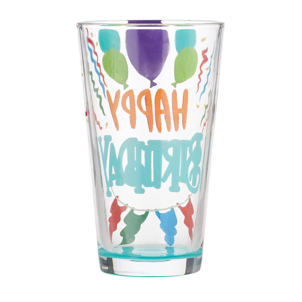 Lolita Beer Pilsner Pint Glass Happy Birthday