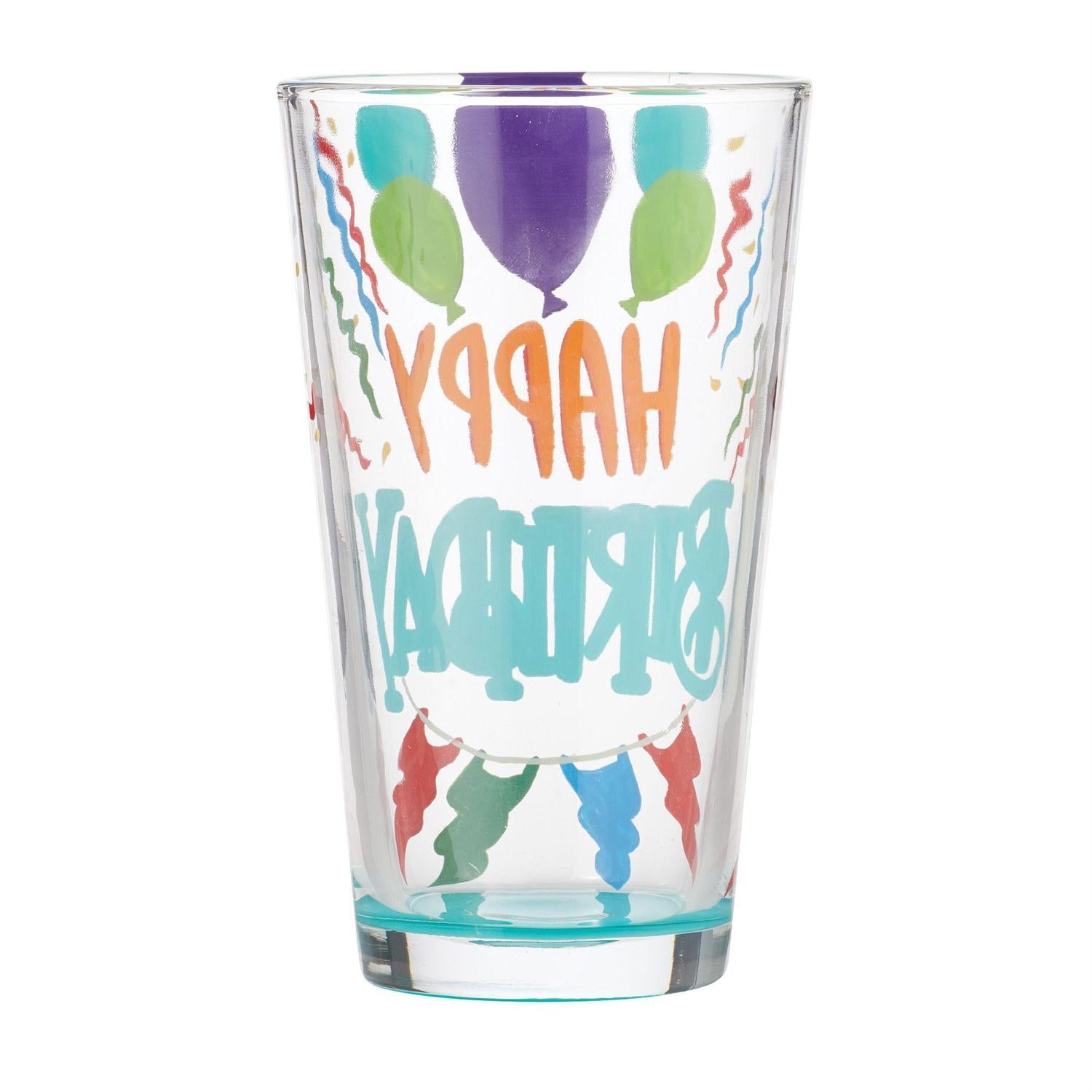 Lolita Beer Pilsner Pint Glass Happy Birthday