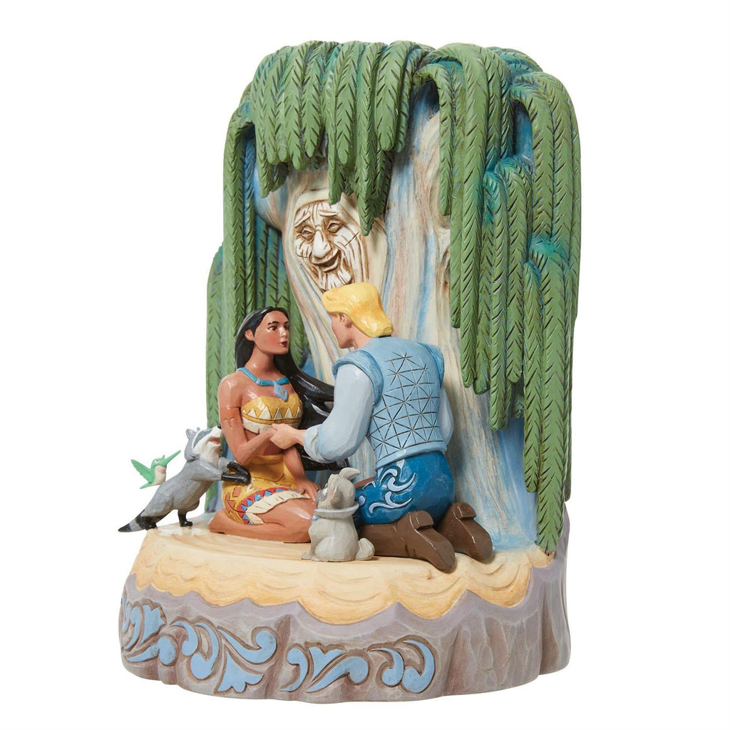 Jim Shore Disney Pocahontas Listen to Your Heart Figurine