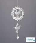 Stainless Steel 3D Hummingbird Sun Catcher