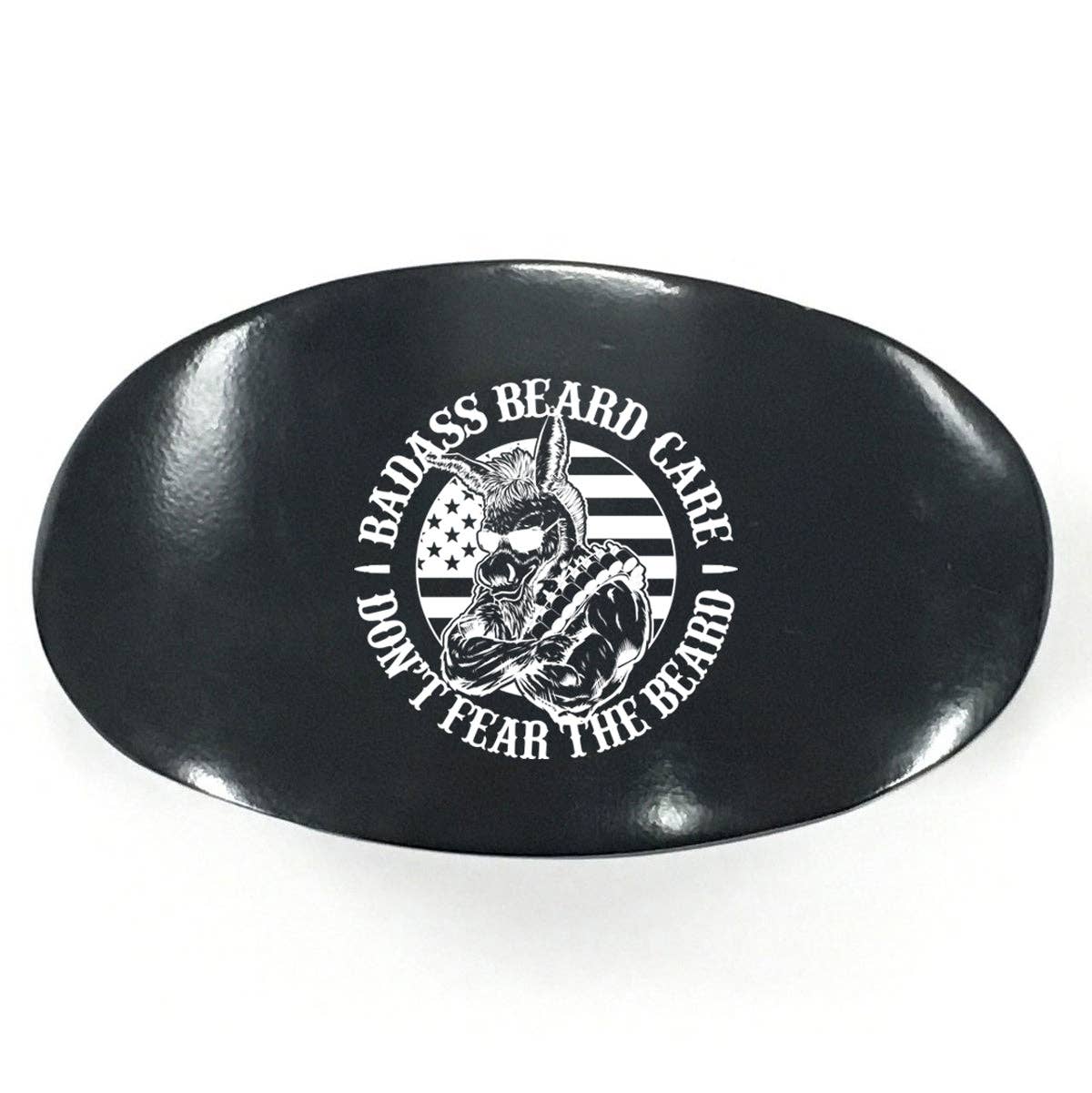 Badass Beard Care - Black Series - Contoured Beard Brush