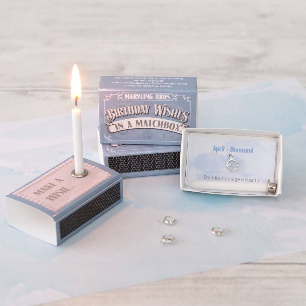 April Birthstone In A Matchbox