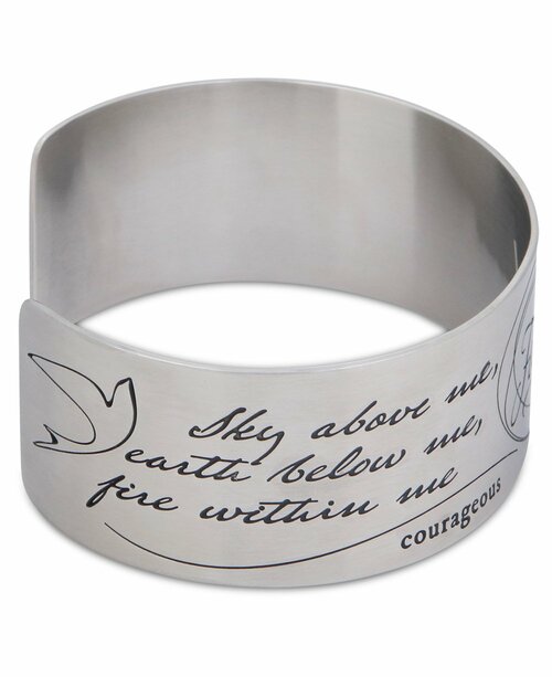 Fearless Stainless Steel Cuff Bracelet