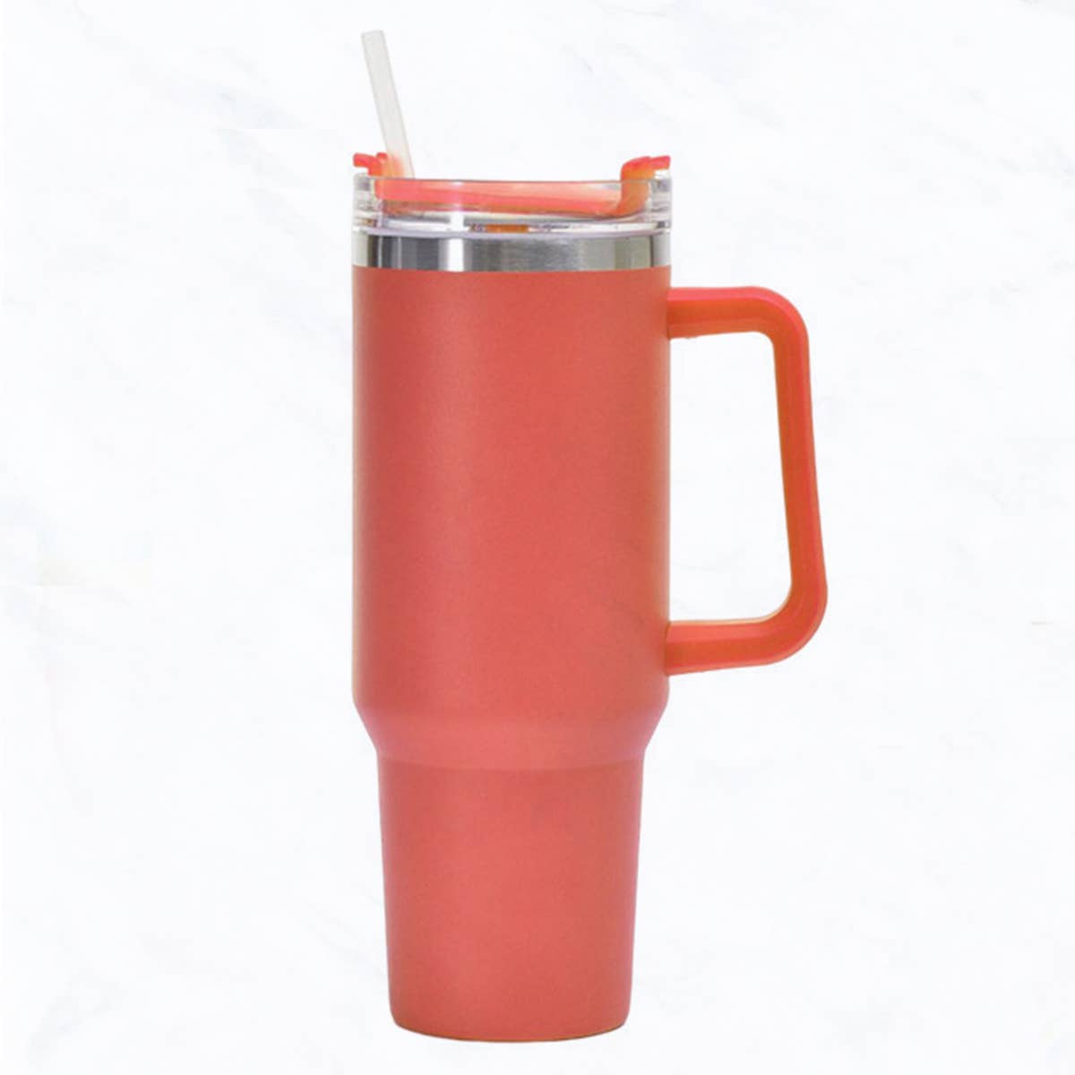 Orange Stainless Steel Tumbler
