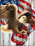 Liberty Eagle Lighted Tabletop Canvas