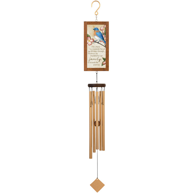 Family 36" Framed Sentiment Chime