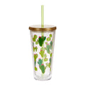 Insulated Tumbler with Straw - Cactus