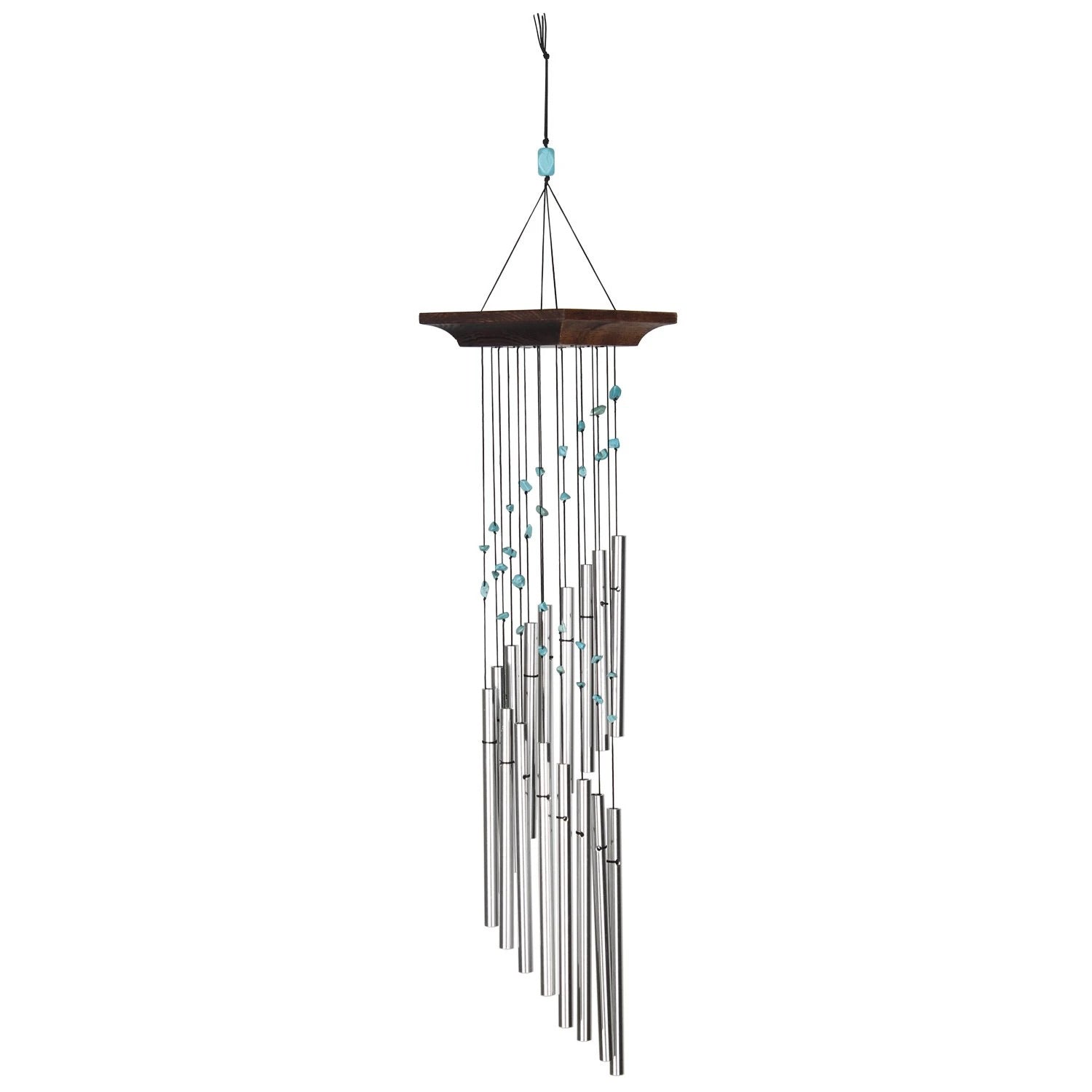 Mystic Spiral Turquoise Windchime