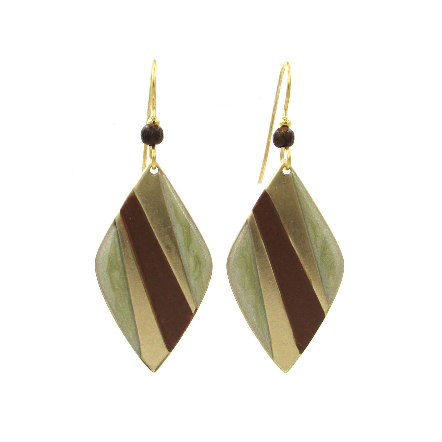 Silver Forest Diamond Abstract Earrings