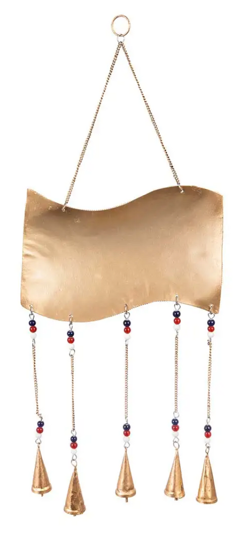 American Flag Beaded Wind Chime