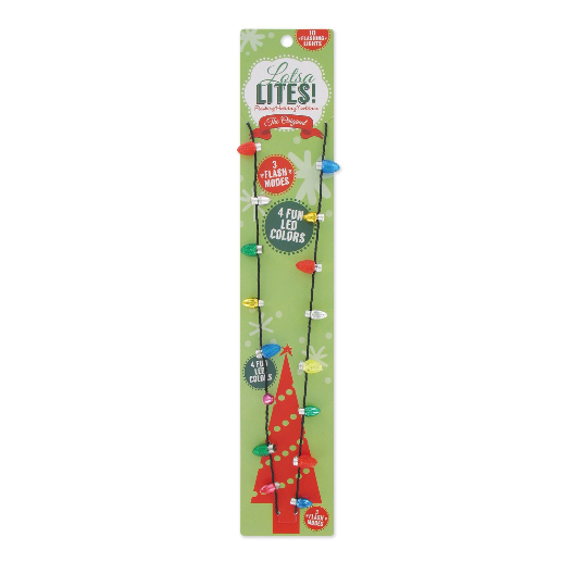 Lotsa LITES! Flashing Holiday Necklace