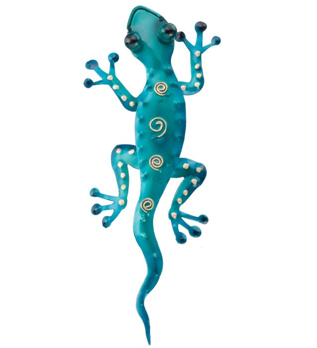 Gecko Wall Decor Blue