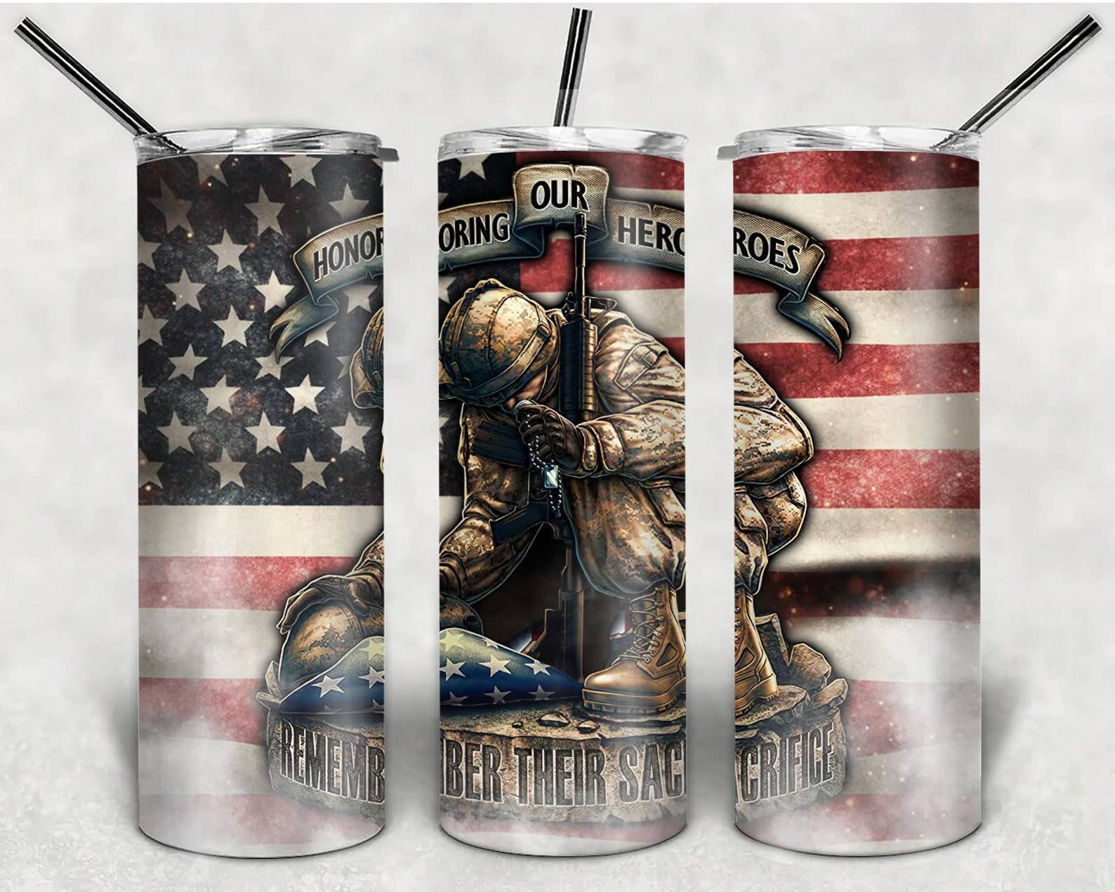 Honoring Our Heroes Tumbler Skinny 20oz